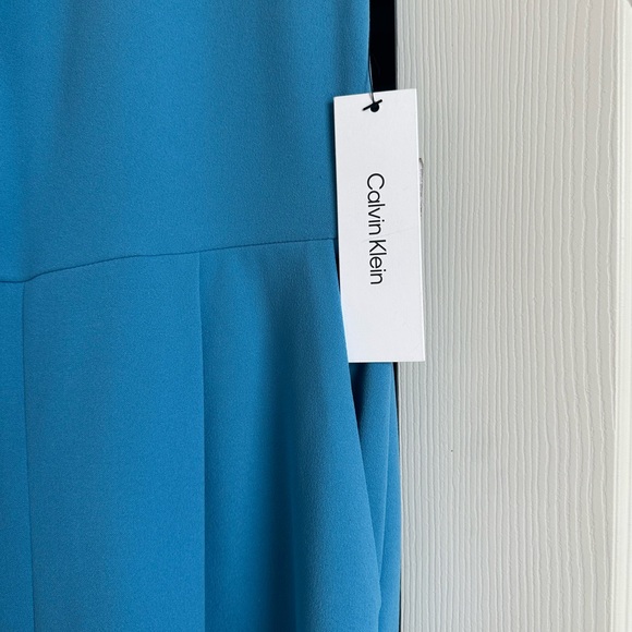 NWT Calvin Klein Blue Jumpsuit - Picture 2 of 4
